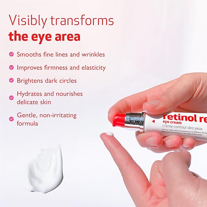 INDEED Labs Retinol Reface | Anti-Aging Under Eye Cream with Retinol | Targets Crow’s Feet, Wrinkles, & Dark Circles | with Ribose, Honey Locust Seed, & Carrot Extract to Smooth & Brighten, (15mL)