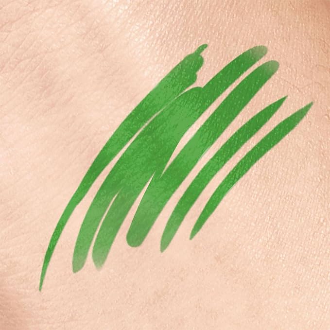 LaDot Temporary Tattoo Liner Pen – Fine Tip Waterproof Body Art Marker for Drawing Custom Skin Designs – Ideal for Temporary Tattoos, Festivals, Parties & More (Green)
