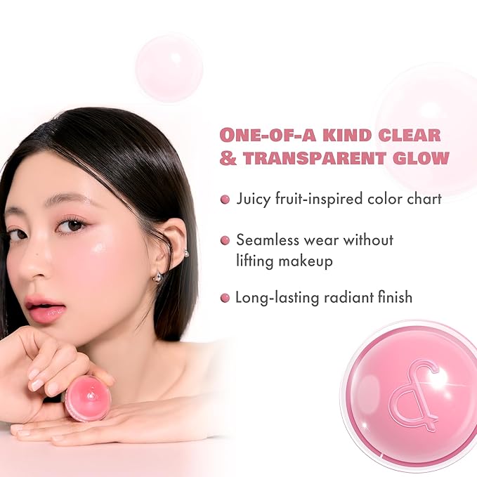 rom&nd JUICY ROLL CHEEK 06 Bare Grape | K-Beauty Liquid Blush for Natural Dewy Glow | Long-Lasting, Transparent Finish & Easy Roll-On Application