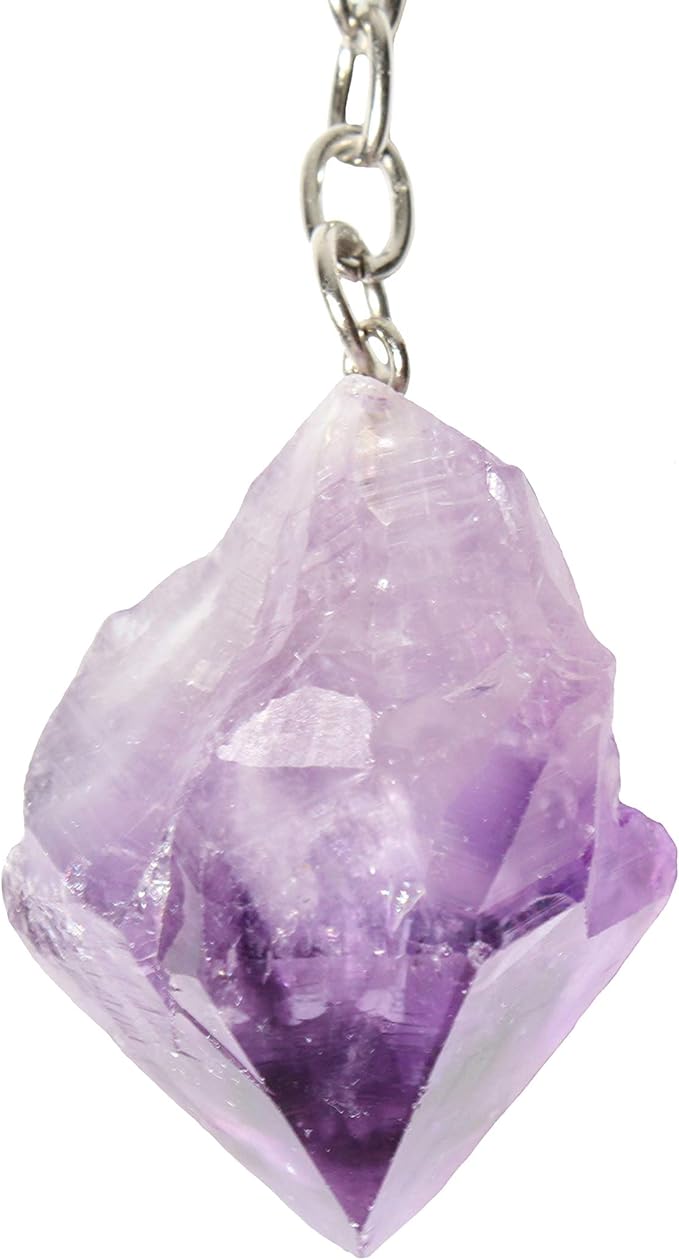 Keychain Natural Raw Stone - Crystal Healing Keychains - Healing Crystals - Reiki Chakra Healing