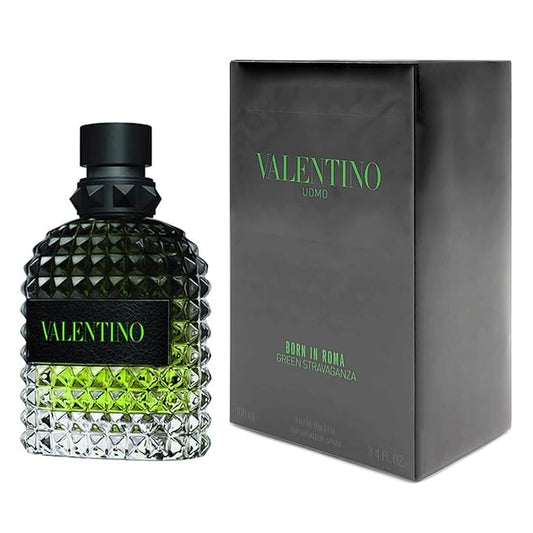 Valentino Uomo Born In Roma Green Stravaganza by Valentino for Men - 3.4 oz EDT Spray