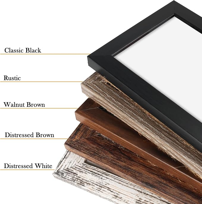 QUTREY 4x6 Picture Frames Collage, 3 Openings 4 x 6 Vertical Hanging Photo Frames Display 4 by 6 inch Pictures for Wall Decor, Distressed White