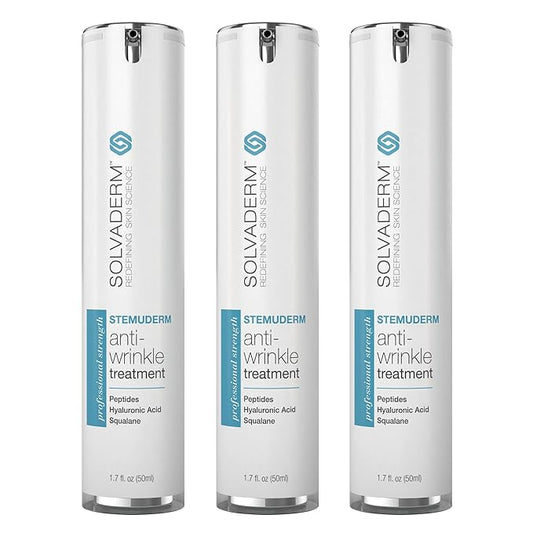 Stemuderm Face & Eye Cream - Anti Aging Skincare - Daily Moisturizer for Fine Lines, Wrinkles & Eyebags - Supports Production of Collagen & Elastin - Organic Stem Cell Complex - 1.75 oz (Pack of 3)