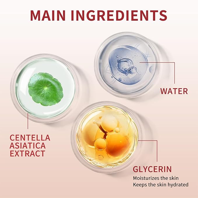CC Red Correction Cream With Centella - Color Correcting Formula for Blemishes, Red Skin, & Acne Marks - Lightweight, Non-Greasy - Hydration Skin and SPF Protection (Green)