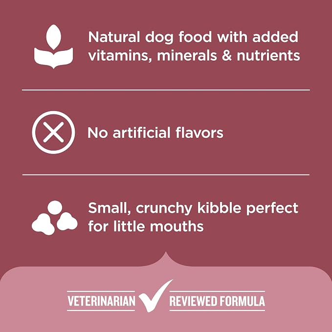 Nutrish Small Breed Dry Dog Food with Chicken, 13 lb. Bag (Rachael Ray) | Suitable for Small Adult Dogs, Veterinarian Reviewed Formula, Made with No Artificial Flavors