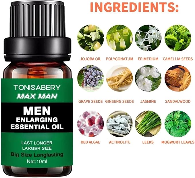 XXXL Man Extra Power Strength Massage Essential Oil 0.34 FL OZ (MXG)