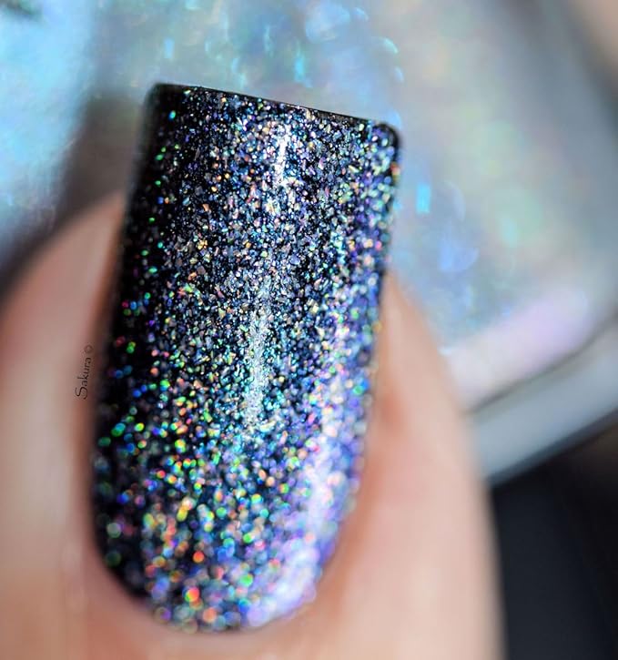 ILNP Full Moon - Cool Blue to Purple Color Kissed Ultra Holo Nail Polish