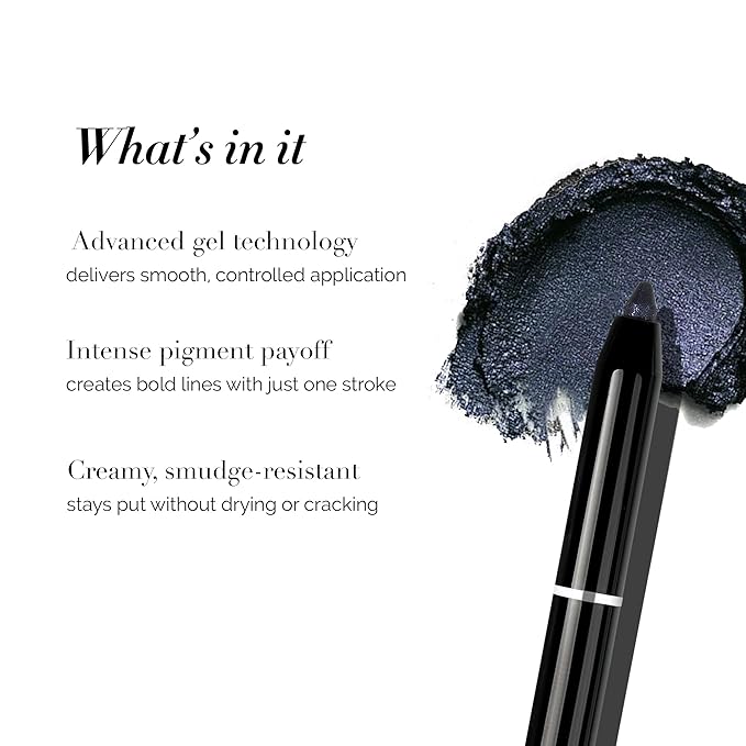 DLUX PROFESSIONAL Gel Eyeliner - 4g Stick Eye liner, Waterproof Pencil Gel Liner, Smooth Cream Eye shadow, Smudge-Free, Long-Lasting, Intense Colours, Easy To Use Korean Cosmetic