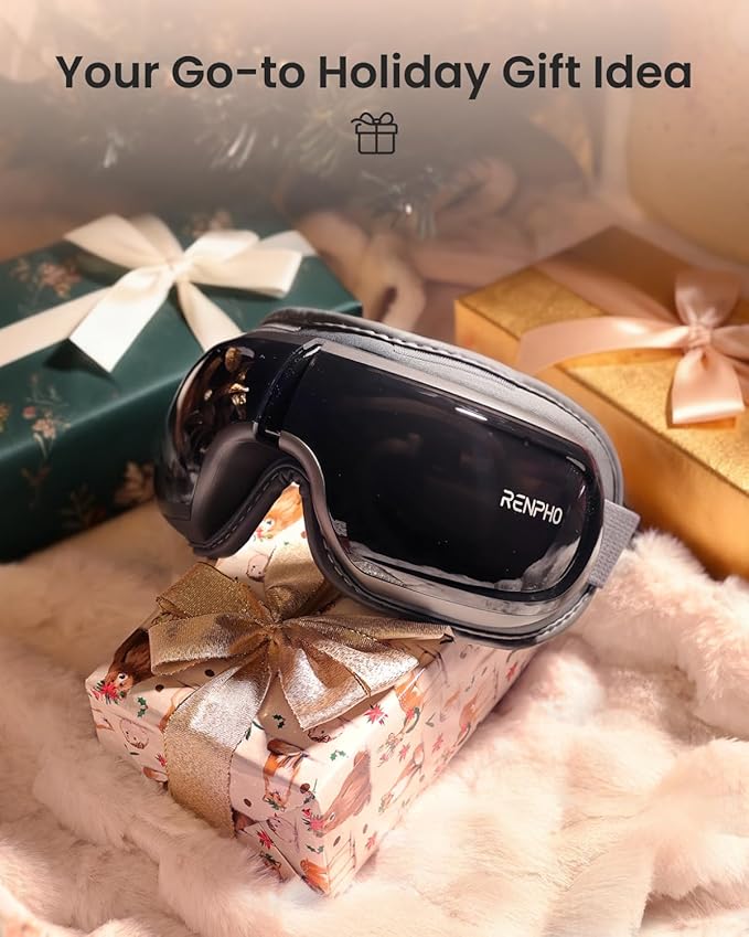 RENPHO Eyeris 3 Eye Massager with Heat and Cooling, FSA Eligible HSA, Birthday Christmas Gifts for Women Men Him Her, Voice Control Eye Mask for Migraines, Eye Care with DIY Massage, Reduce Dry Eyes