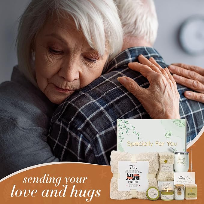 Sympathy Gift Baskets for Loss of Loved One, Bereavement Care Package for Women, Condolence Gift for Mom, Dad, Husband – Grief Support, Miscarriage Gifts for Mother, Sorry for Your Loss