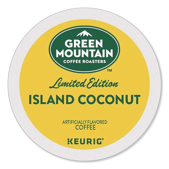Green Mountain Coffee Island Coconut K-cups Coffee 72 Count