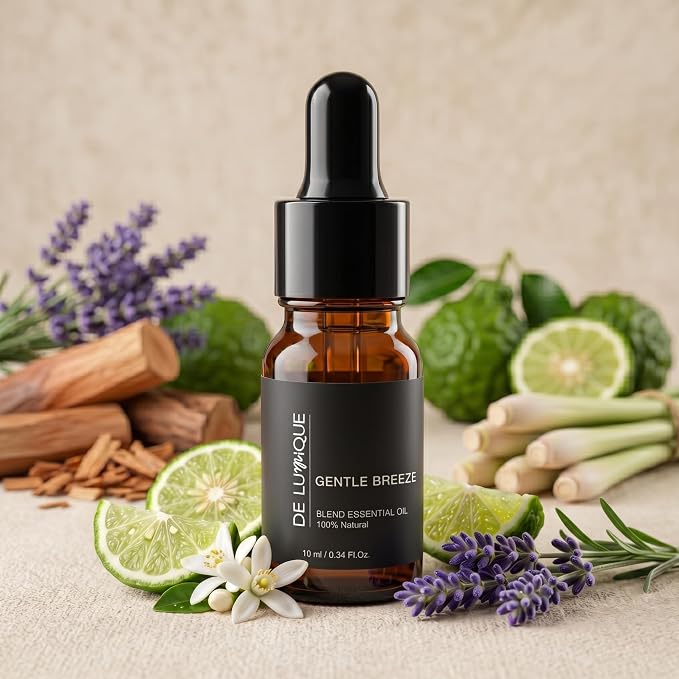 Calming Essential Oil Blend, 100% Natural Aromatherapy Grade, 10ml / 0.34 Fl Oz (Gentle Breeze)