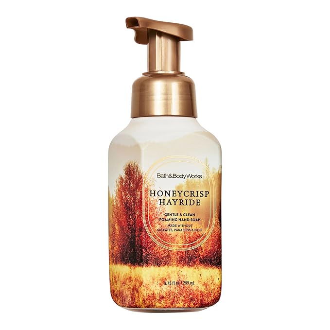 Bath & Body Works Honeycrisp Hayride Gentle Foaming Hand Soap 8.75 oz (Honeycrisp Hayride)