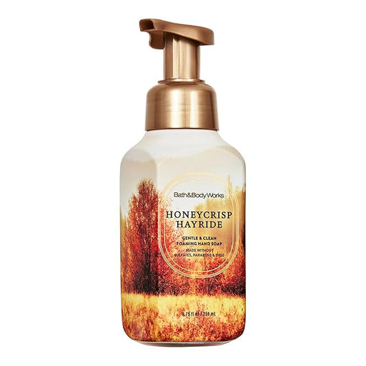 Bath & Body Works Honeycrisp Hayride Gentle Foaming Hand Soap 8.75 oz (Honeycrisp Hayride)