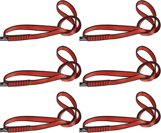 18MM Nylon Climbing Sling Runner 23KN CE2008/EN566 Strong Webbing Straps for Rock Climbing,Mountaineering, Rappelling, Swing, Yoga Hammock etc