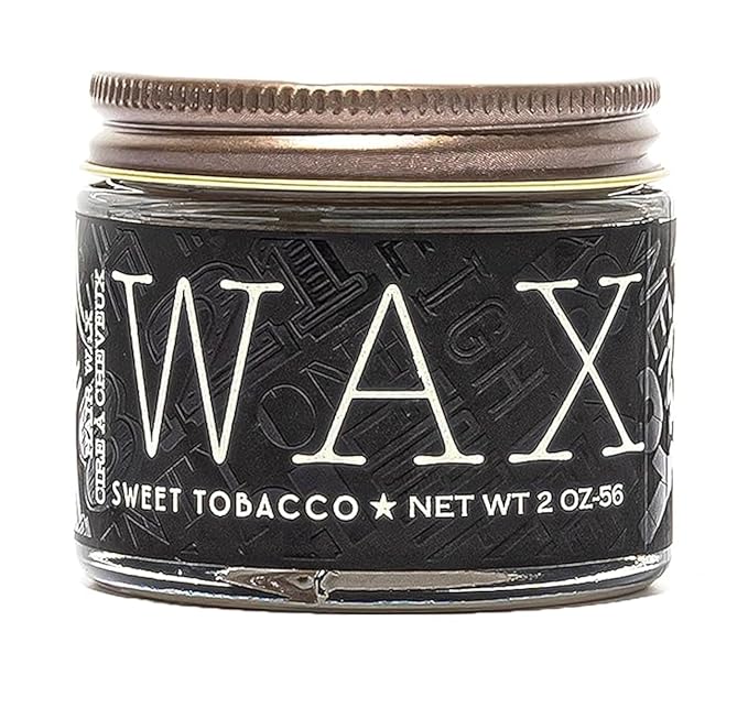 18.21 Man Made Hair Styling Product, 2oz. Original Sweet Tobacco Scent in Wax with Low Shine Finish