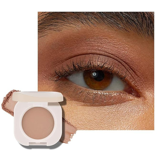 KYDA Cocoa Brown Matte Eyeshadow Single, Matte Brown Eyeshadow for Eyes and Brows, Ultra-fine Lightweight, Crease-proof High Pigmented Formula, Netural Mini Eyes Makeup, Cinnamon Tea