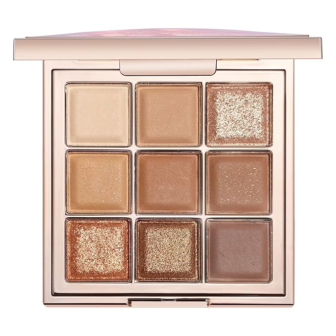 9 Colors Eyeshadow Palette, Matte & Shimmer & Glitter Eye Shadow, Highly Pigmented Silky Smooth Powder Waterproof Long Lasting Makeup Palettes. (Color 4)