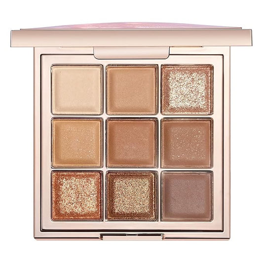 9 Colors Eyeshadow Palette, Matte & Shimmer & Glitter Eye Shadow, Highly Pigmented Silky Smooth Powder Waterproof Long Lasting Makeup Palettes. (Color 4)