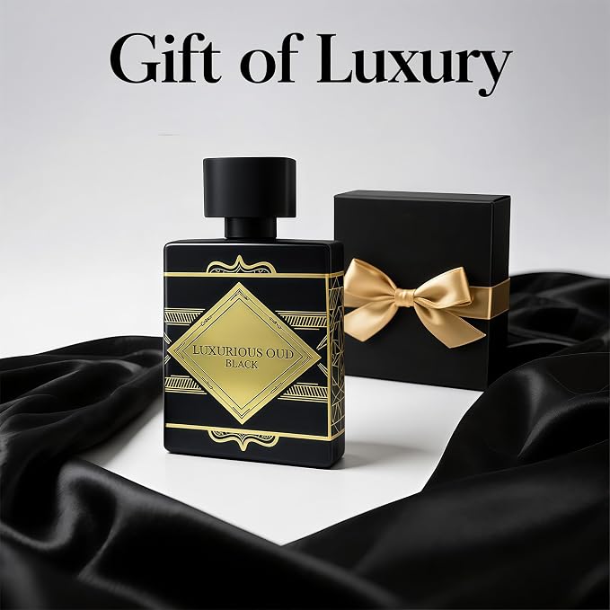 AFLUXE LUXURIOUS OUD BLACK Cologne For Men – Long-Lasting Woody Perfume Oil – Eau de Parfum – 100ml