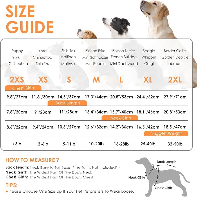 Dog Sweater Dress Plaid Knitwear for Small Medium Dogs Warm Puppy Pet Turtleneck Stretch Pullover Cute Fall Winter Vest Clothes with Leash Hole for Christmas (Orange, S)