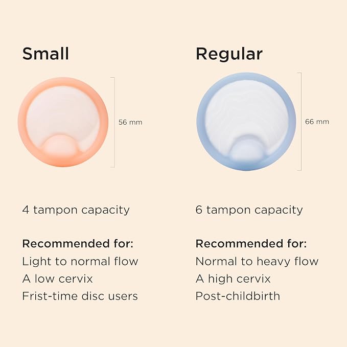 Saalt Menstrual Disc Duo – Reusable Period Disc for 12-Hour Protection – BPA & Latex Free – Easy Removal – Soft, Flexible, and Comfortable