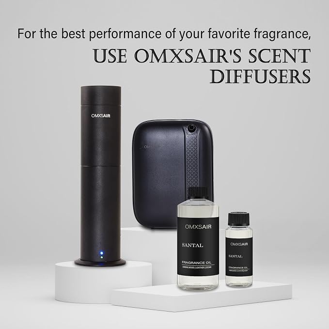 Hotel Scnet Diffuser Oil Santal 4.1 Fl (120ml) - Air Freshener Hotel&Car,Home- Luxury Essential Oils for Diffuser Refill - Longer Lasting, Stronger Scent-Suitable for waterless diffusers