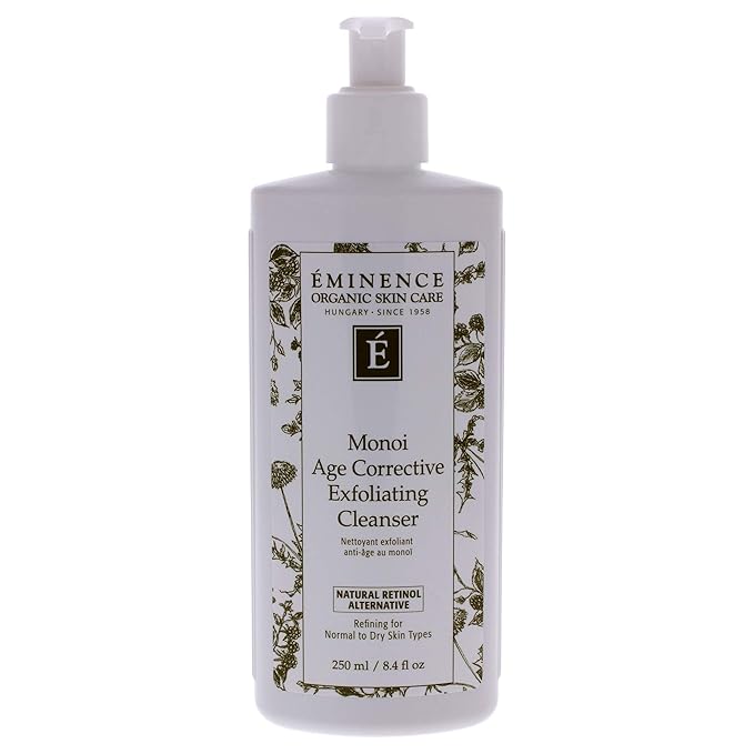Eminence Age Corrective Monoi Exfoliating Cleanser 8.4oz(250ml) Treatment Beauty Skin
