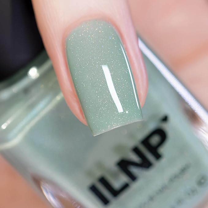 ILNP Dollhouse - Retro Mint Green Holographic Crelly Nail Polish