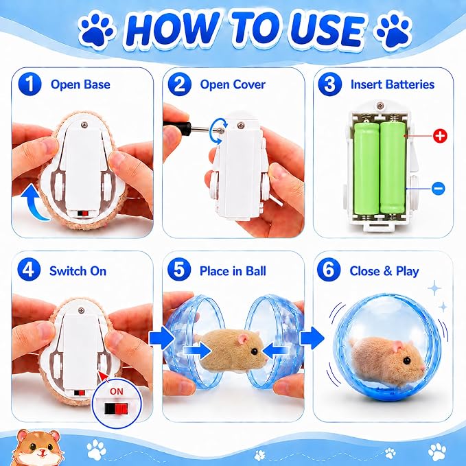 Cat Toys Interactive Smart Ball Automatic Rolling Rush Giant Hamster Moving Indoor Stimulation Wiggly Electronic Bored Adult Self Play Fun Motion Mouse Dog Small Kitten Accessories