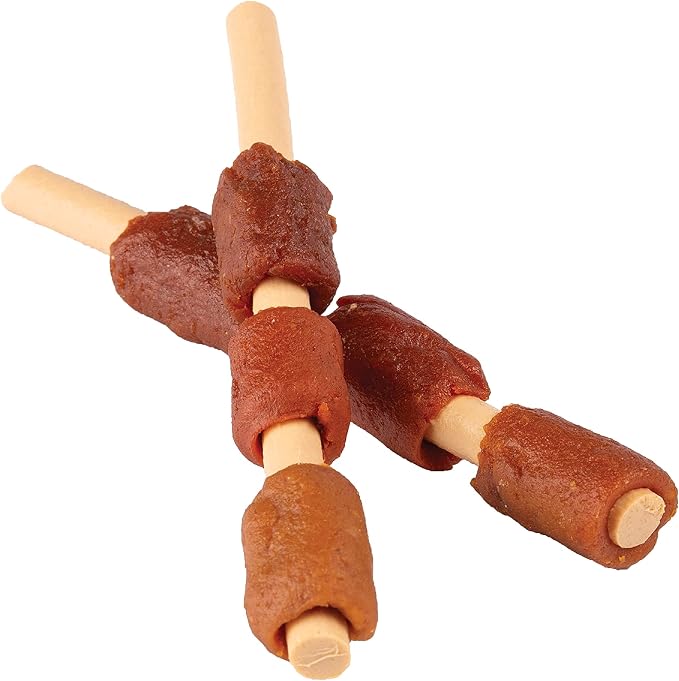 DreamBone Kabobz Rawhide-Free Dog Treats with Real Protein, 28 Count | Daily Chew, Digests Safely and Completely, Made With Real Chicken, Duck, Pork and Veggies, For Adult Dogs