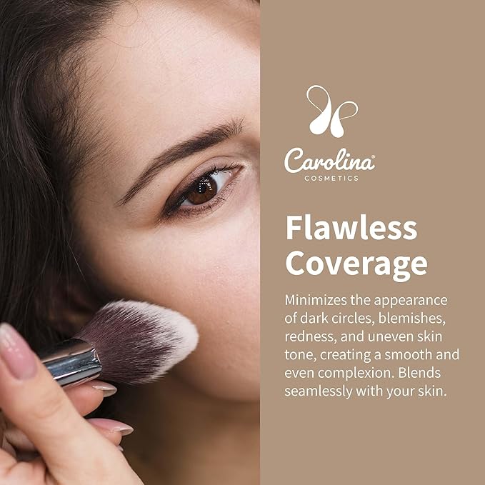 Carolina Cosmetics - Candelilla Cream Concealer in Himalayan Color - Vegan, Non-GMO - Minimizes Dark Circles, Blemishes & Uneven Skin Tone - 0.11 oz