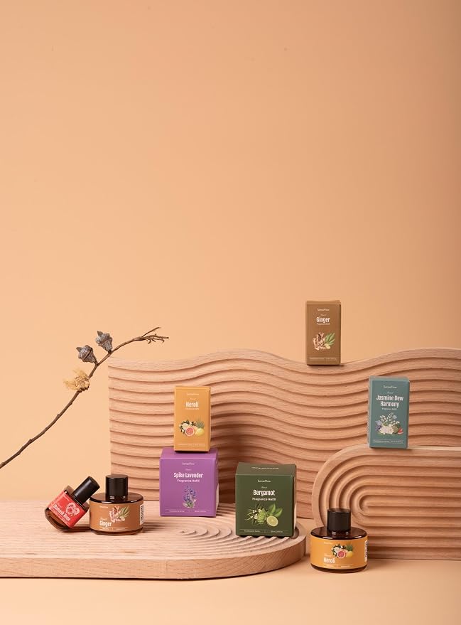 Home Scent Refill for Space Fragrance Diffuser SF101/SF101S, Up to 120 Days of Premium Fragrance per Refill, Household Essential 1 Pack, Lychee Rosewood