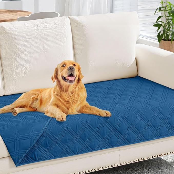 Waterproof Reversible Dog Blanket, Soft Couch Cover for Dogs Washable | Dual-Sided Waterproof Pet Bed Blanket, Resist Stains Spills & Pet Hair, Practical Furniture Protector For Pets, Size 30"x70"