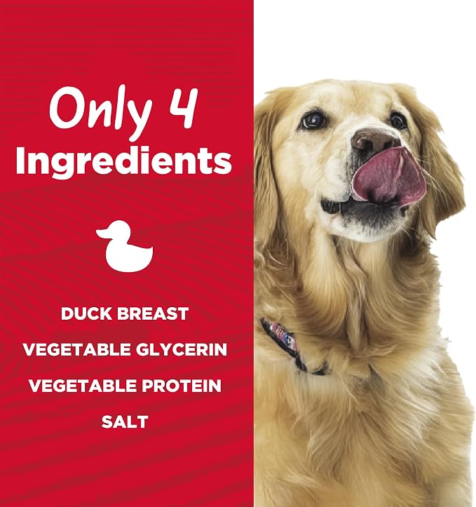 Country Kitchen Duck Jerky Tender Dog Treats, High Protein, 3 oz | Quality Ingredients Made with Real Duck, Low Fat, No Artificial Colors