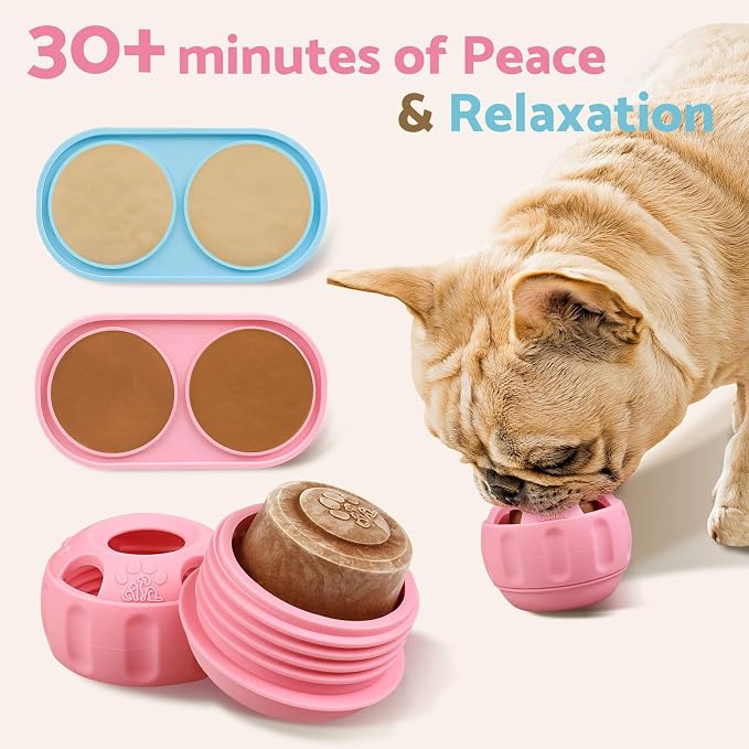 Party Popsicle and Treat Tray, Silicone Long-Lasting Interactive Dog Toys, Frozen Treat Dispensing, Keep Your Pup Busy, Compatible with Woof Pupsicle Chicken Refill Pops, for Dogs 24-70 lbs