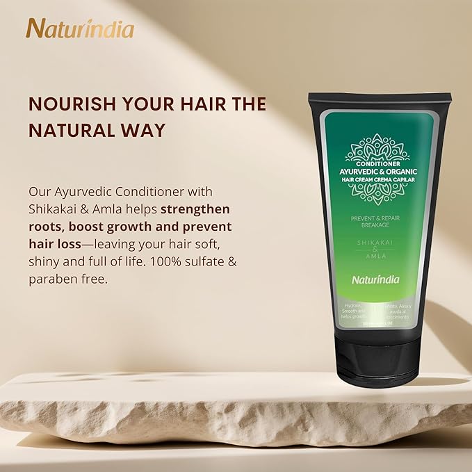 Deep Conditioner for Damage Dry Hair Ayurvedic treatment Organic with ALOE SHIKAKAI and AMLA plants For Women