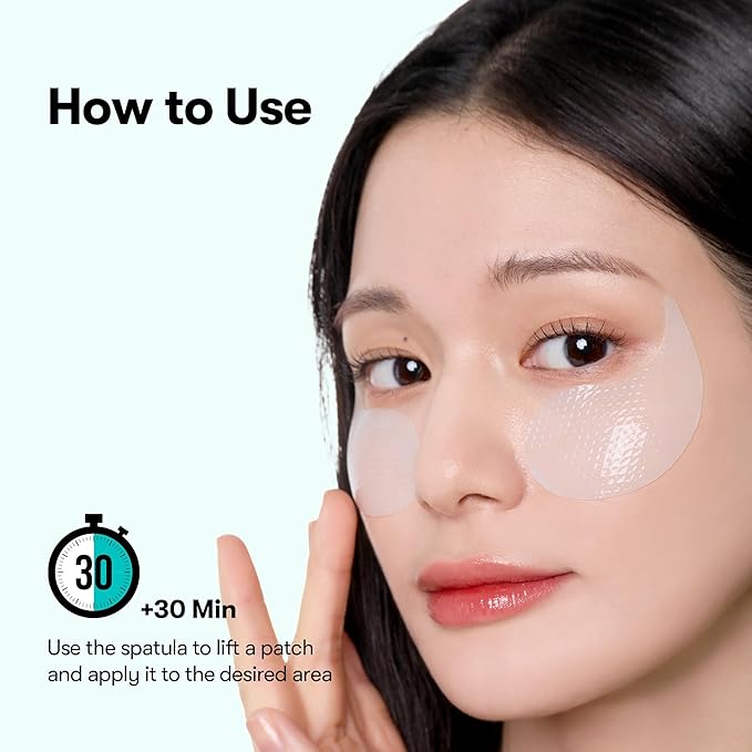 VT COSMETICS PDRN Hydrogel Eye Patch (60 Patches / 30 Pairs) – Under Eye Patches for Dark Circles, Puffiness & Wrinkles, Vegan PDRN, Retinal & Collagen, Hydrating Anti-Aging, Korean Skincare