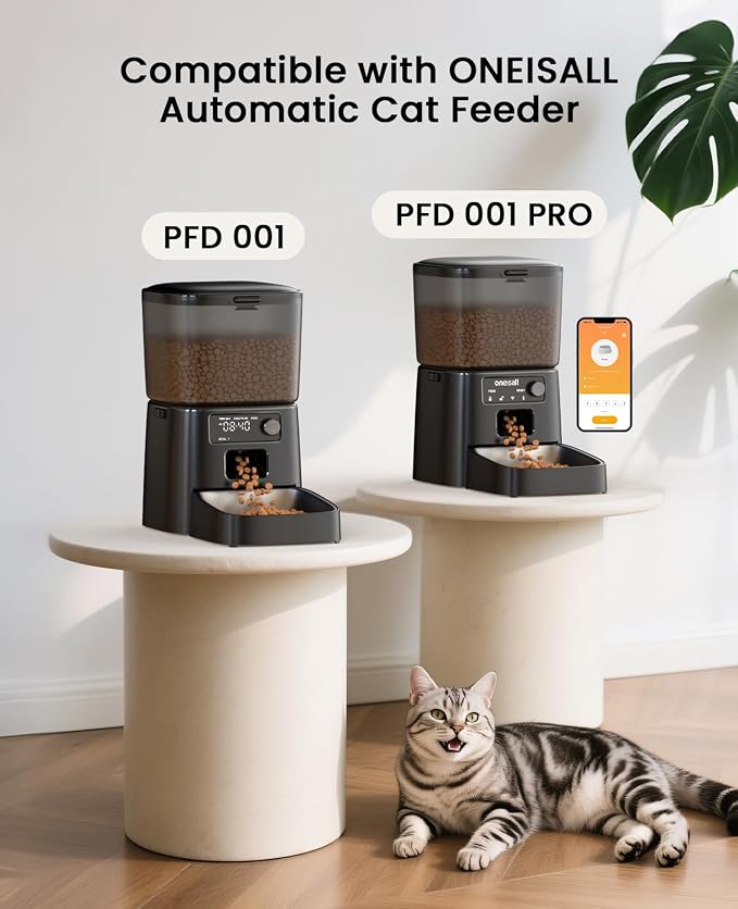 oneisall 6 Packs Pet Dry Food Desiccant Bag for Automatic Cat Feeders, Keep Pet Food Dry and Fresh, Suitable for All of oneisall Cat Feeders