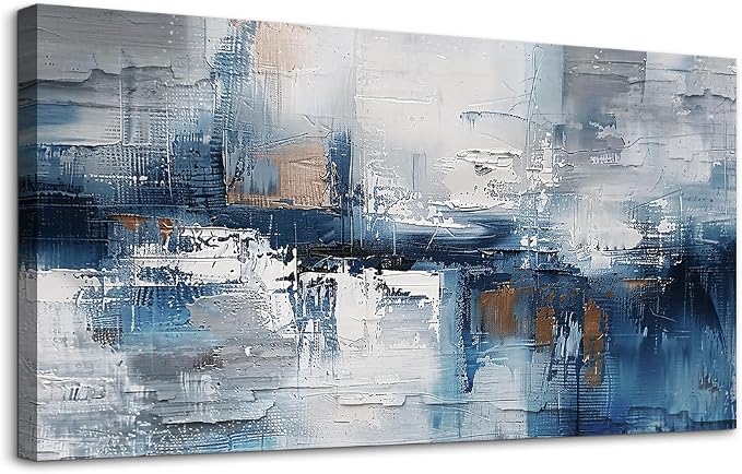 KELIYUAN Canvas Wall Art For Living Room Framed Wall Decor For Bedroom Office Decorations Minimalism Abstract Wall Paintings Inspiration Pictures Artwork Modern Room Home Decor Mural 20 x40 in