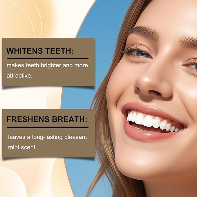 2PS Tooth Refresh Toothpaste, Fresh Breath Whitening Toothpaste, Natural Oral Care & Enamel Repair, Helps Remove Coffee, Tea & Wine Stains, Fresh Minty Gel