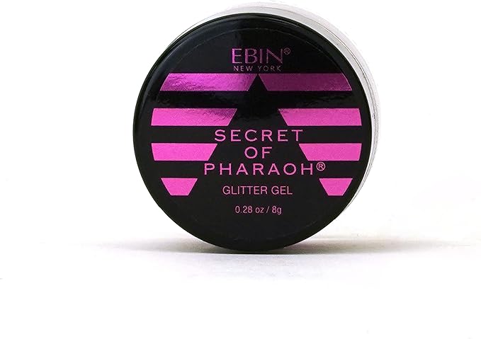 Dazzle and Delight: Secret of Pharaoh Glitter Gel for Hair, Body and Face - Magenta Romance | 6 Vibrant Colors, Long Lasting Sparkles, Ideal for Parties, and Festival Look, Glammarous Effect