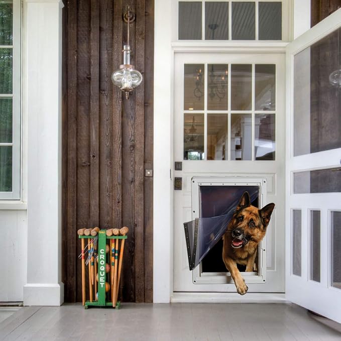 Ideal Pet Products Designer Series Ruff-Weather Pet Door, Super Large
