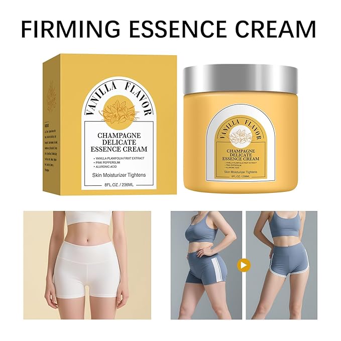 Champagne Beauty Lift Firming Body Cream, Lift Firming Hydrating Cream For Nourishes Moisturising Skin .(Vanilla)