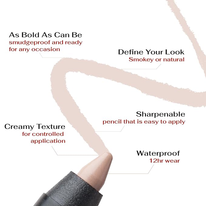 K7L Nude Eyeliner Brightens with a creamy formula - Waterproof and Smudge-Proof