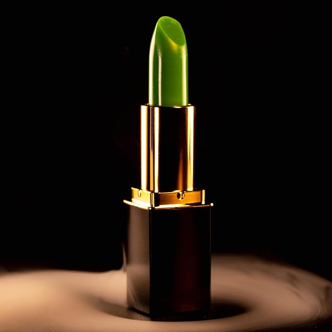 L’Paige Color-Changing Lipstick - Bold Pink-Fuchsia w/ a Satin Finish, Green to Pink Color Transformation, w/ Aloe Vera, Long-Lasting, & Moisturizing Formula for Smooth, Hydrated Lips, Shade LGR