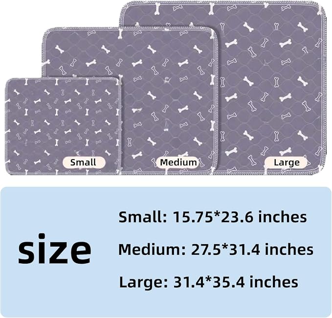 Puppy Pads with Pheromones,Washable Puppy Pee Pads for Dogs,Reusable Puppy Pads Washable for Dogs & Cats,Washable,Durable Leak-Proof & Anti-Slip Pet Training Pads for Home & Trave