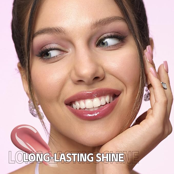 3D Voluming Lip Gloss Long Lasting Moisturizing Lip Gloss for Women Shine and Glowy Finish Lip Makeup