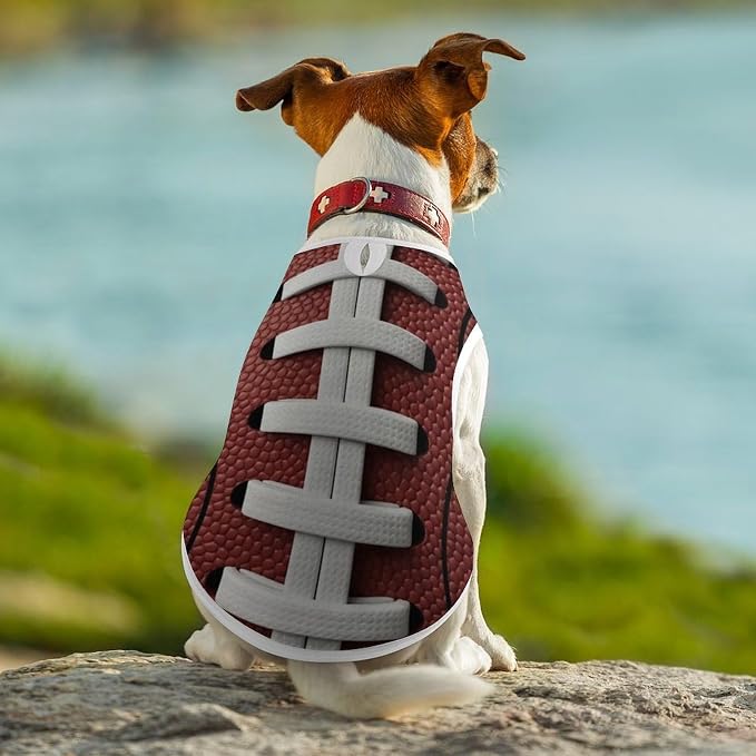 Cute Soft Breathable Dog Clothes Puppy Vest T Shirt Costumes Dog Shirt Cool Football
