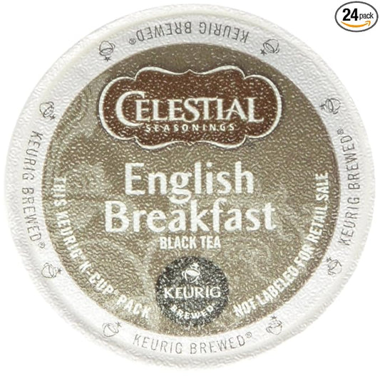 Celestial Seasonings English Breakfast Black Tea, 24 Count